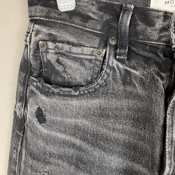 Moussy Vintage Odessa Black High Rise Straight Jeans | Size 26 NWT - Picture 12 of 15